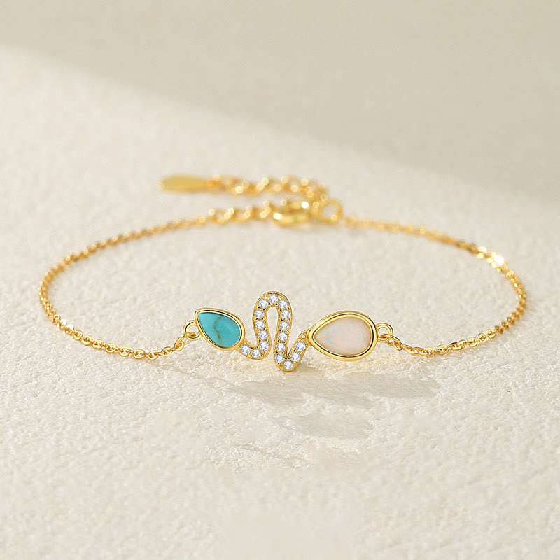Turquoise Opal Snake Protection Bracelet 2025