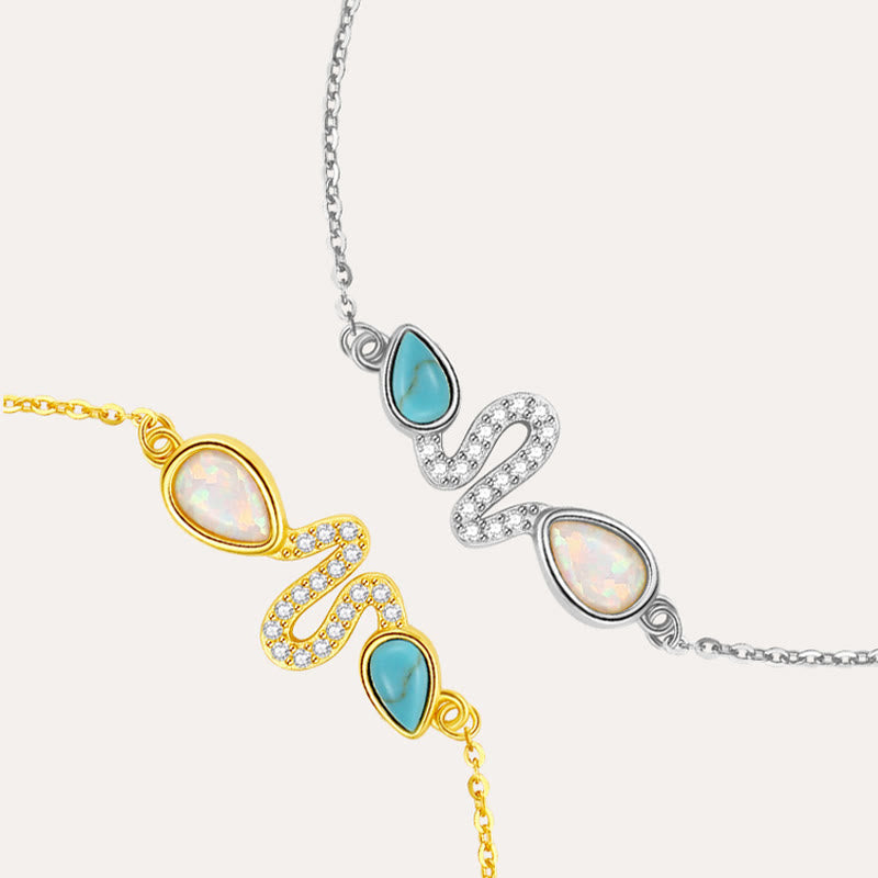 Turquoise Opal Snake Protection Bracelet 2025