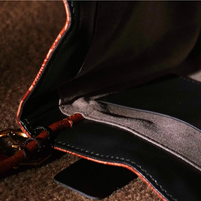 Embroidered Xiangyunsha Silk Shoulder Bag with Bamboo & Plum Flowers