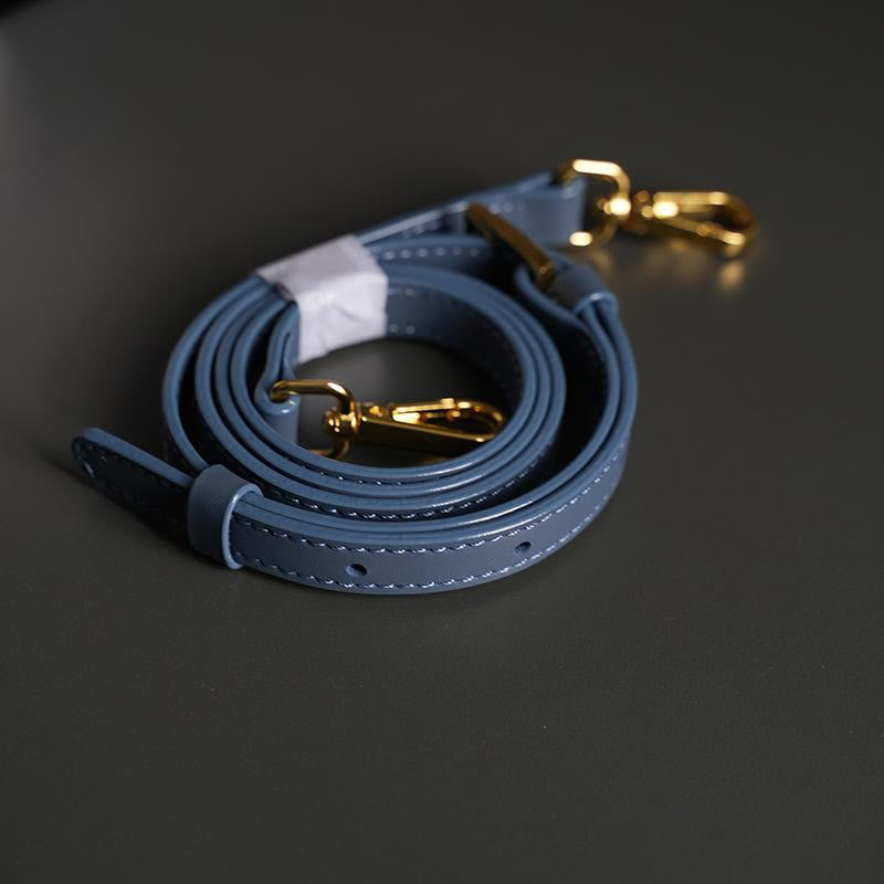 SteelBlue Crane Deer Song Brocade Crossbody Bag