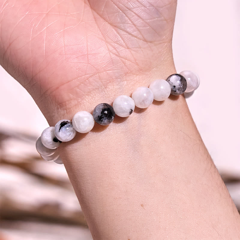 Rainbow Moonstone Harmony Bracelet 8mm