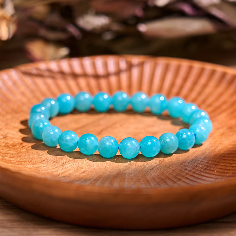 8mm Amazonite Bracelet for Emotional Balance