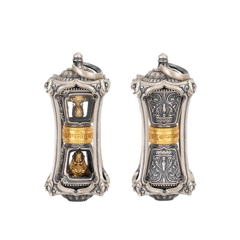 925 Sterling Silver Zakiram Goddess of Wealth Blessing Necklace