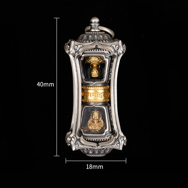 925 Sterling Silver Zakiram Goddess of Wealth Blessing Necklace