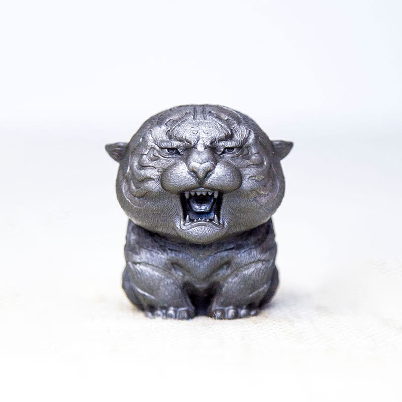7.5cm Mini Roaring Tiger Iron Powder Resin Statue