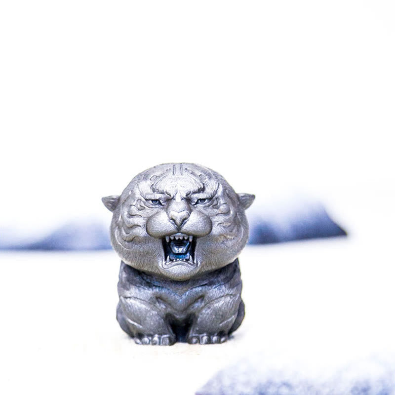 7.5cm Mini Roaring Tiger Iron Powder Resin Statue