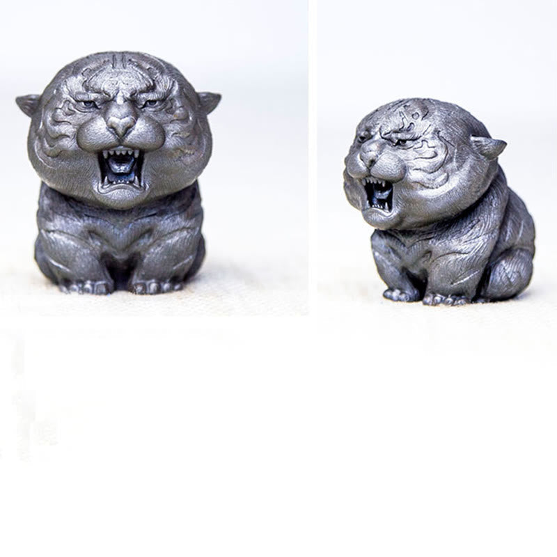 7.5cm Mini Roaring Tiger Iron Powder Resin Statue
