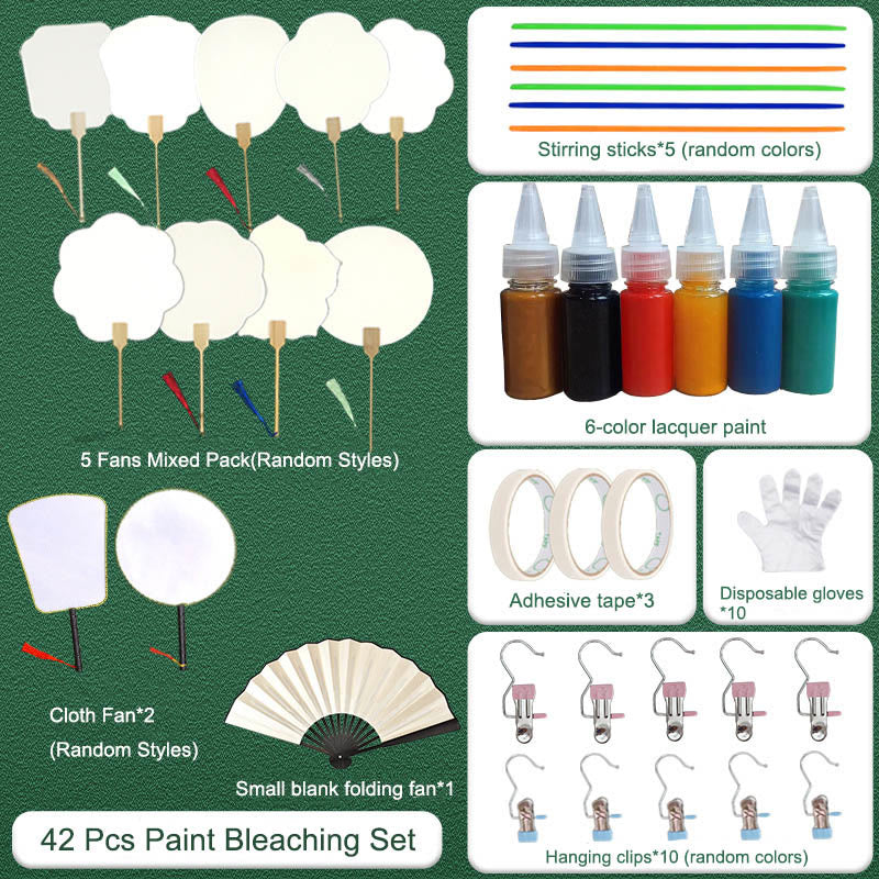 DIY Chinese Lacquer Fan | Zen Decor Art & Craft Fan