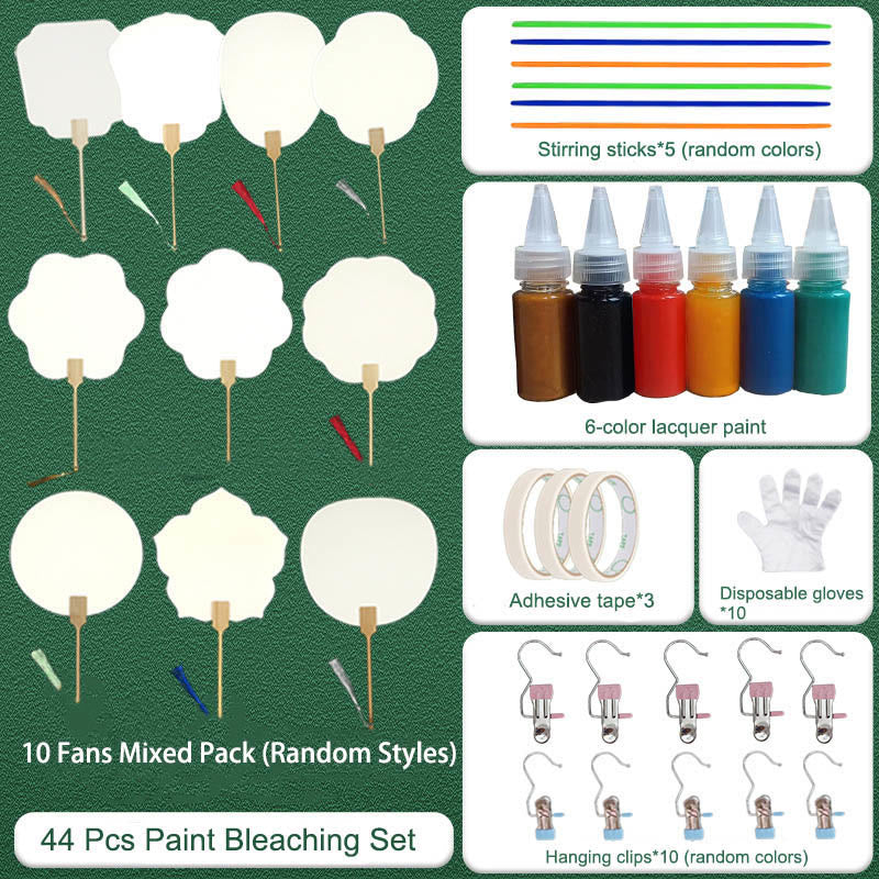 DIY Chinese Lacquer Fan | Zen Decor Art & Craft Fan