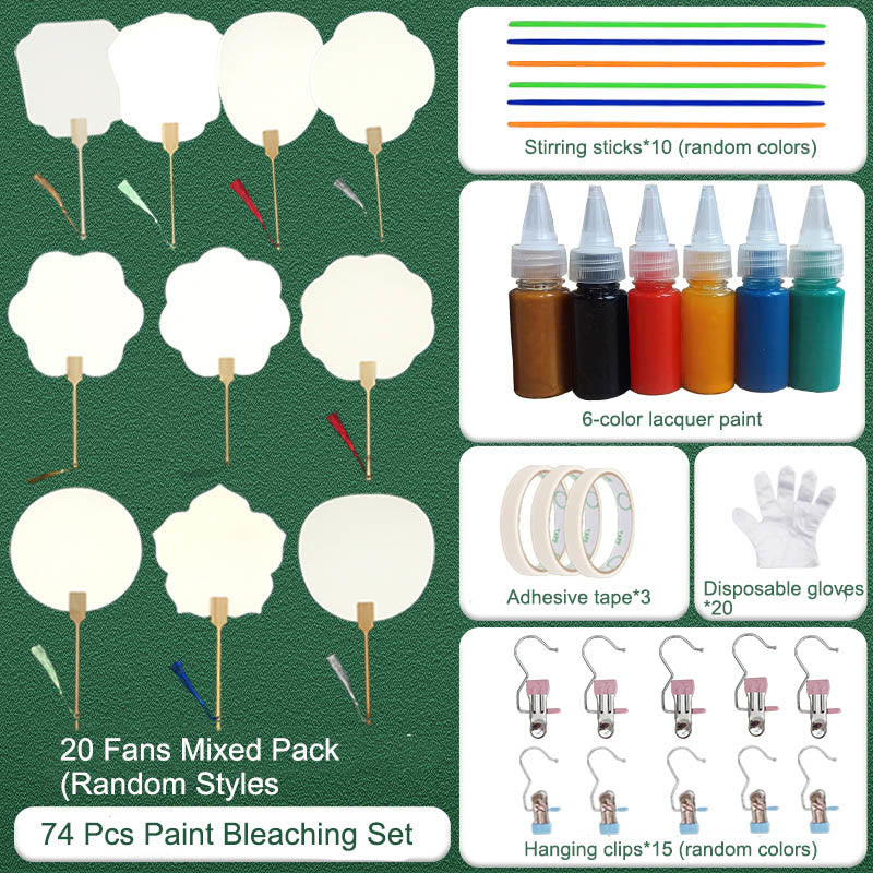 DIY Chinese Lacquer Fan | Zen Decor Art & Craft Fan