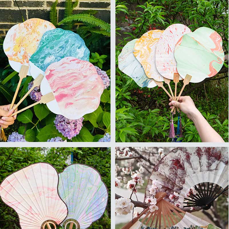 DIY Chinese Lacquer Fan | Zen Decor Art & Craft Fan