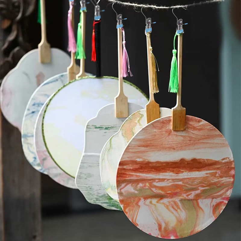 DIY Chinese Lacquer Fan | Zen Decor Art & Craft Fan