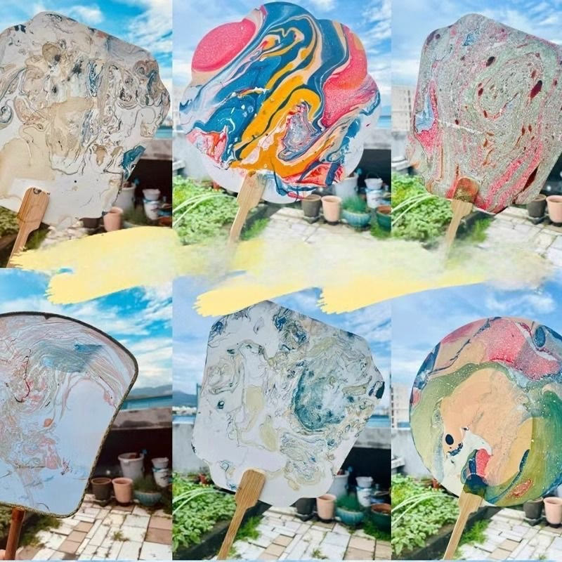 DIY Chinese Lacquer Fan | Zen Decor Art & Craft Fan