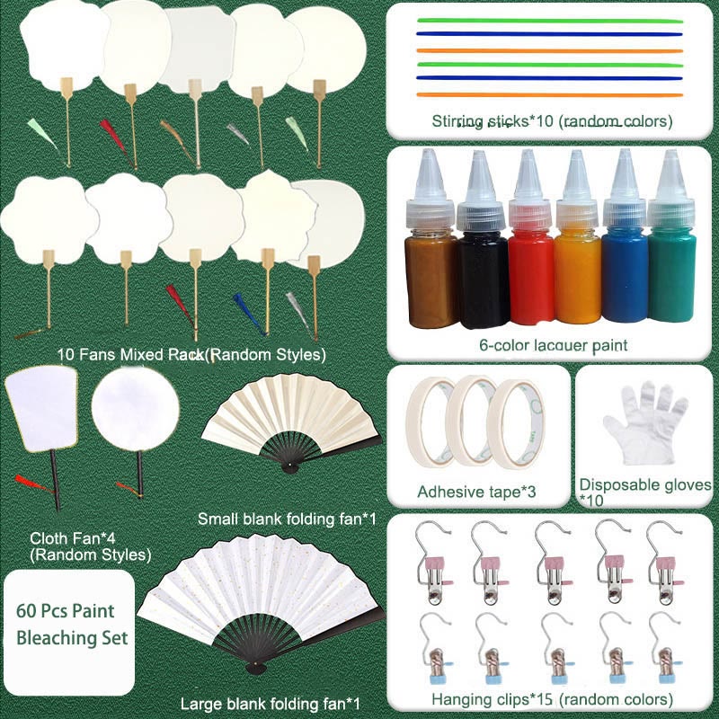 DIY Chinese Lacquer Fan | Zen Decor Art & Craft Fan