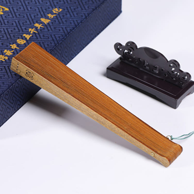 Thuja Sutchuenensis Wood Chinese Folding Fan 23cm Cultural Art