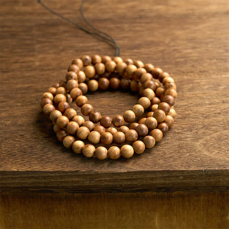 108 Beads Lightning Strike Peach Wood Protection Bracelet