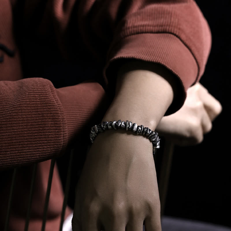 Men's Sterling Silver Protection Bracelet