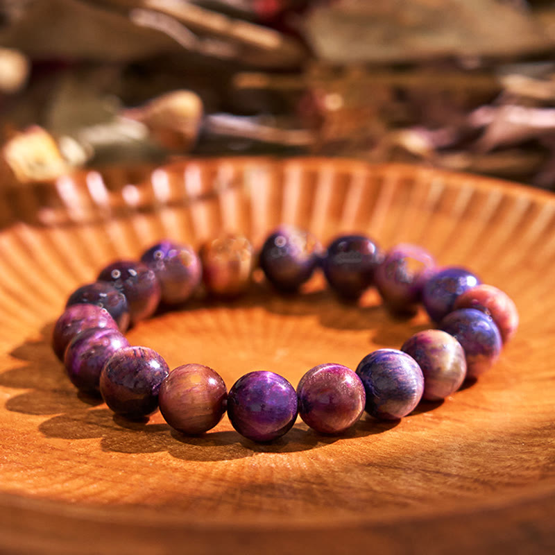 8mm Amethyst Healing Bracelet for Emotional Balance
