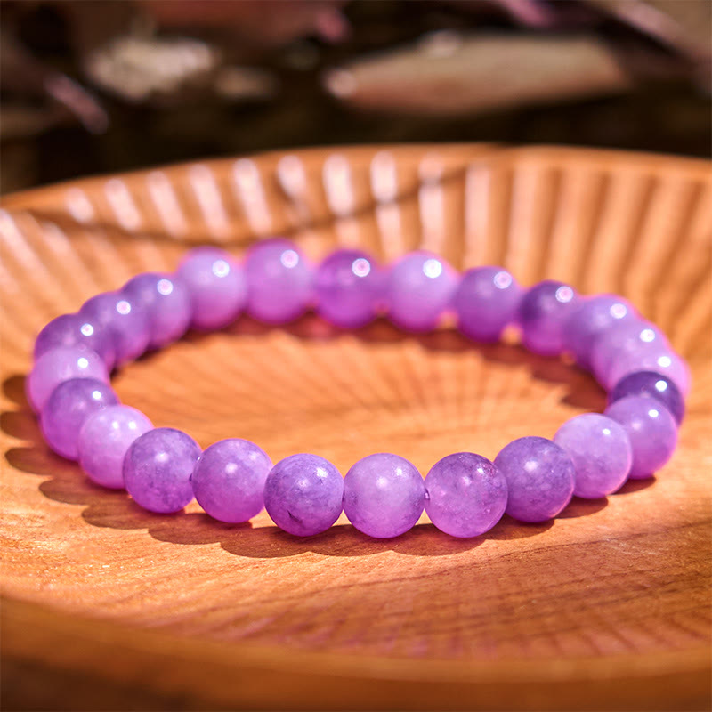 8mm Amethyst Healing Bracelet for Emotional Balance