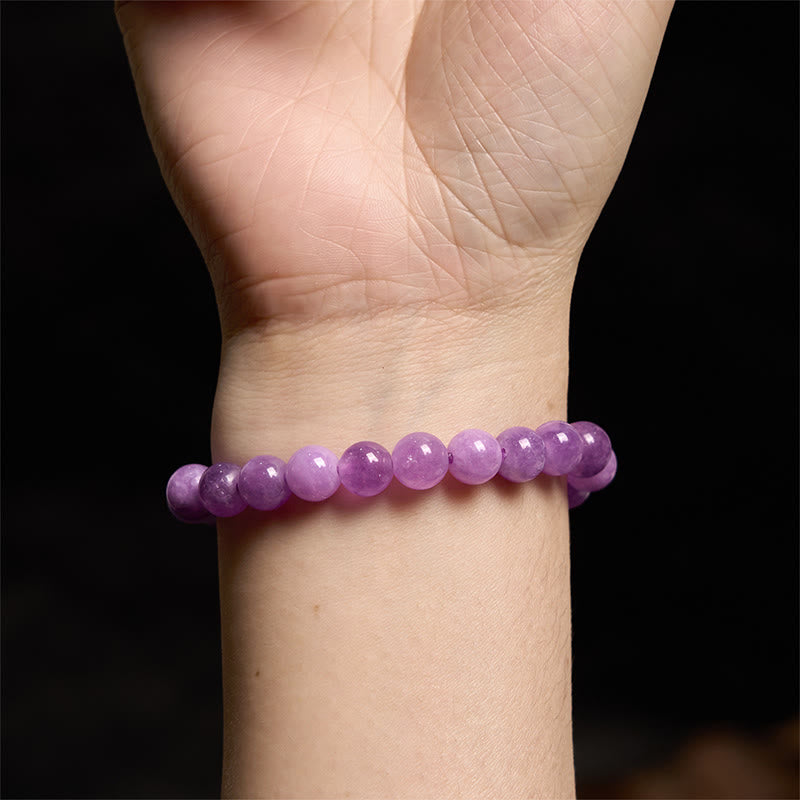 8mm Amethyst Healing Bracelet for Emotional Balance