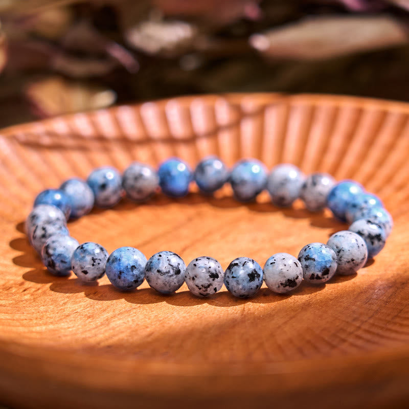 8mm Blue Tiger Eye Bracelet for Calm & Tranquility