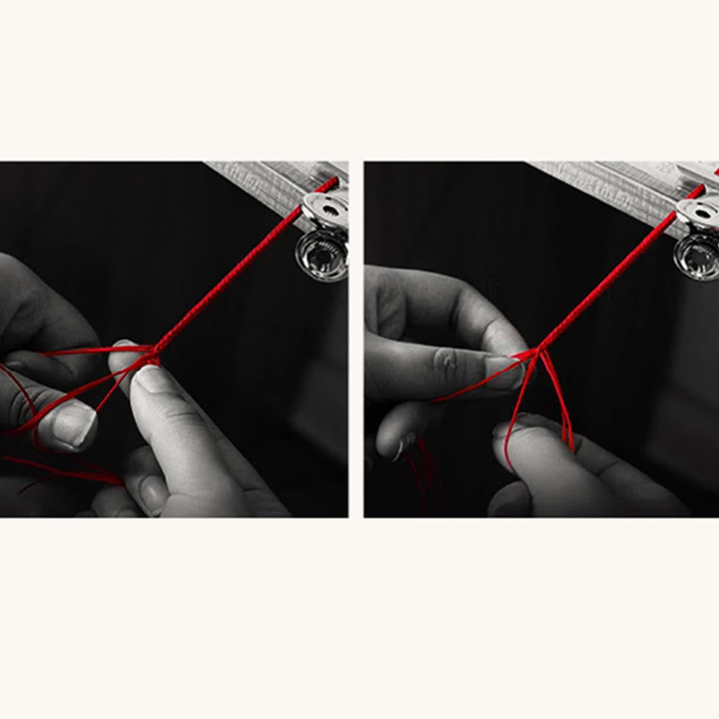 Gold Snake Red String Luck Protection Bracelet