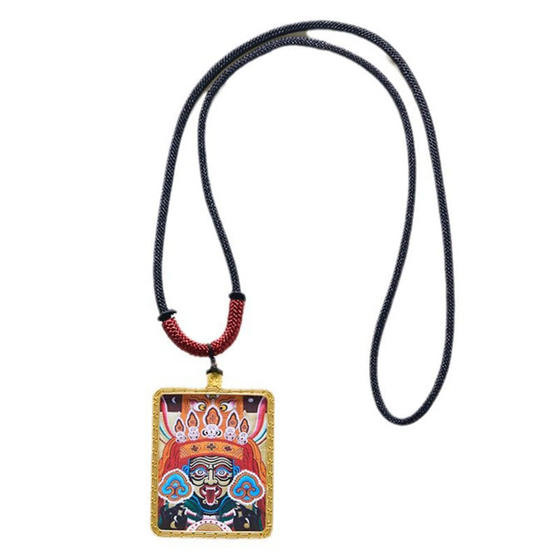 Zakiram Nine-Tailed Fox Spiritual Necklace | Wealth & Protection