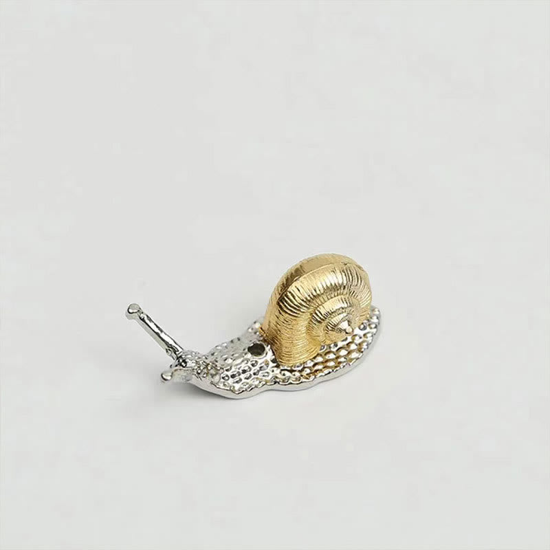 Alloy Turtle & Snail Incense Burner for Meditation