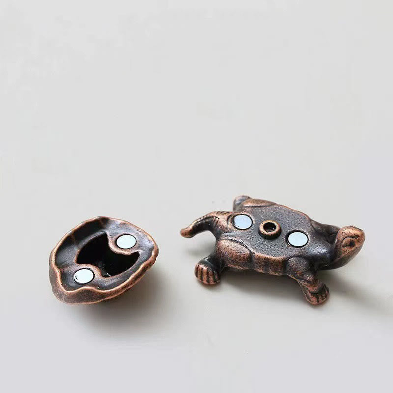Alloy Turtle & Snail Incense Burner for Meditation