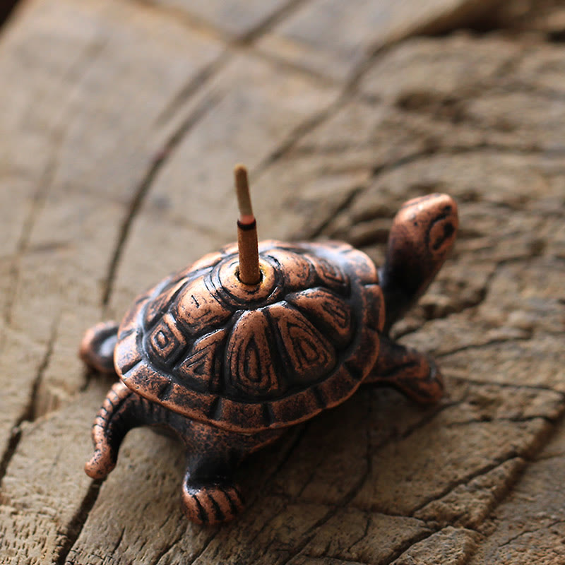 Alloy Turtle & Snail Incense Burner for Meditation