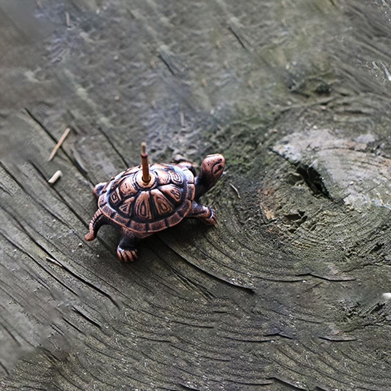 Alloy Turtle & Snail Incense Burner for Meditation