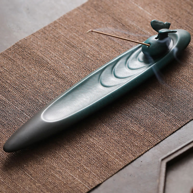 Three Stones Ceramic Incense Burner for Meditation Supplies