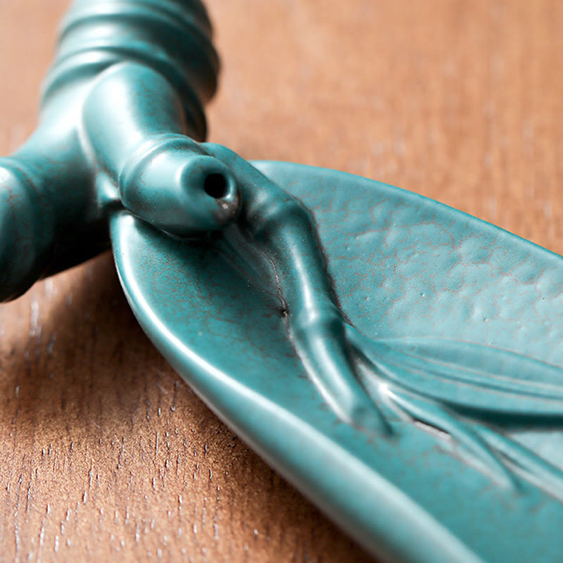 Three Stones Ceramic Incense Burner for Meditation Supplies