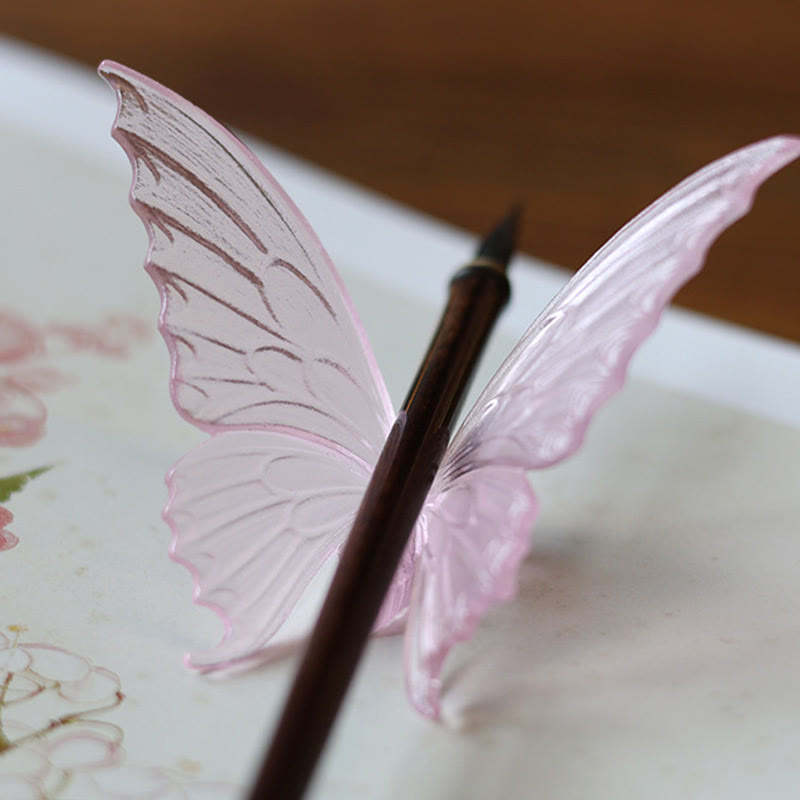 Liuli Glass Butterfly Incense Burner | Transformation & Peace