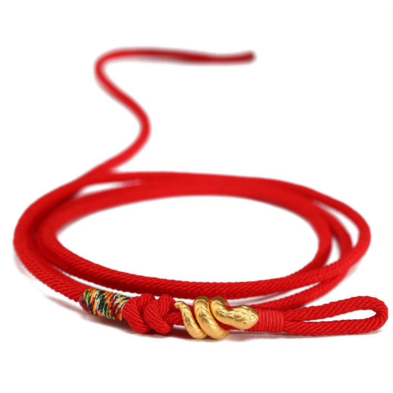 Dark Red String 925 Sterling Silver Coin Luck Bracelet