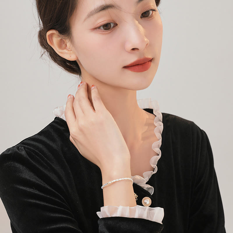 2mm Turquoise Pearl Wisdom Bracelet