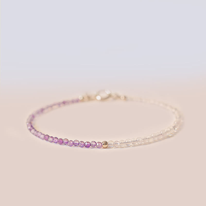 2.5mm Amethyst Inner Peace Healing Bracelet
