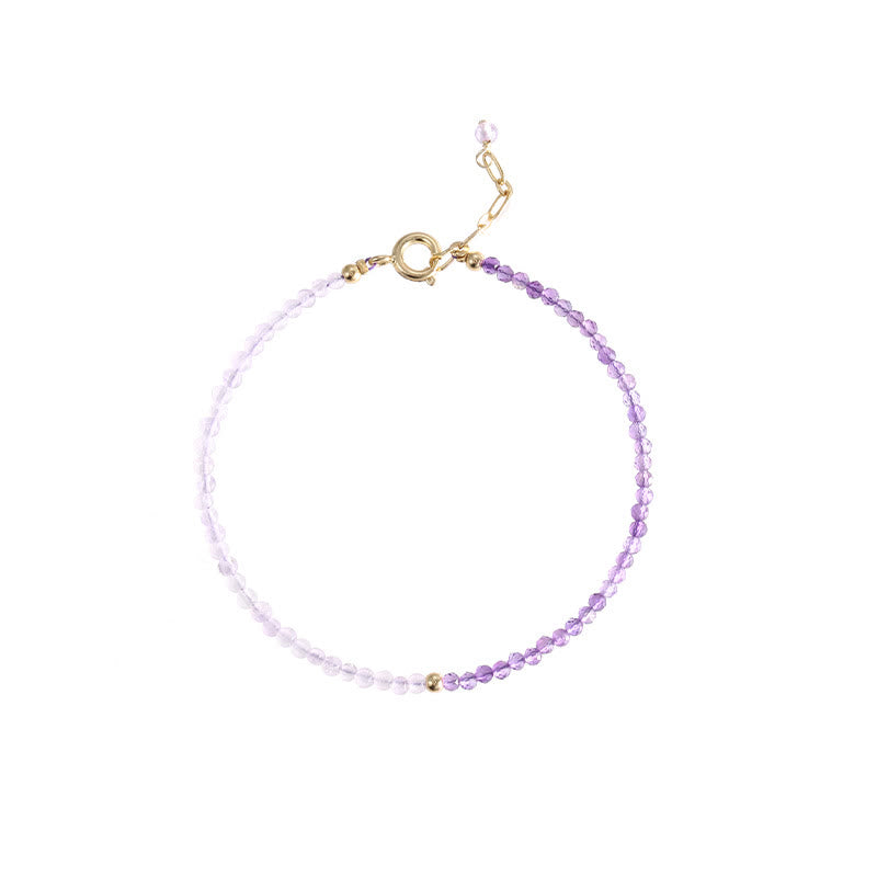 2.5mm Amethyst Inner Peace Healing Bracelet