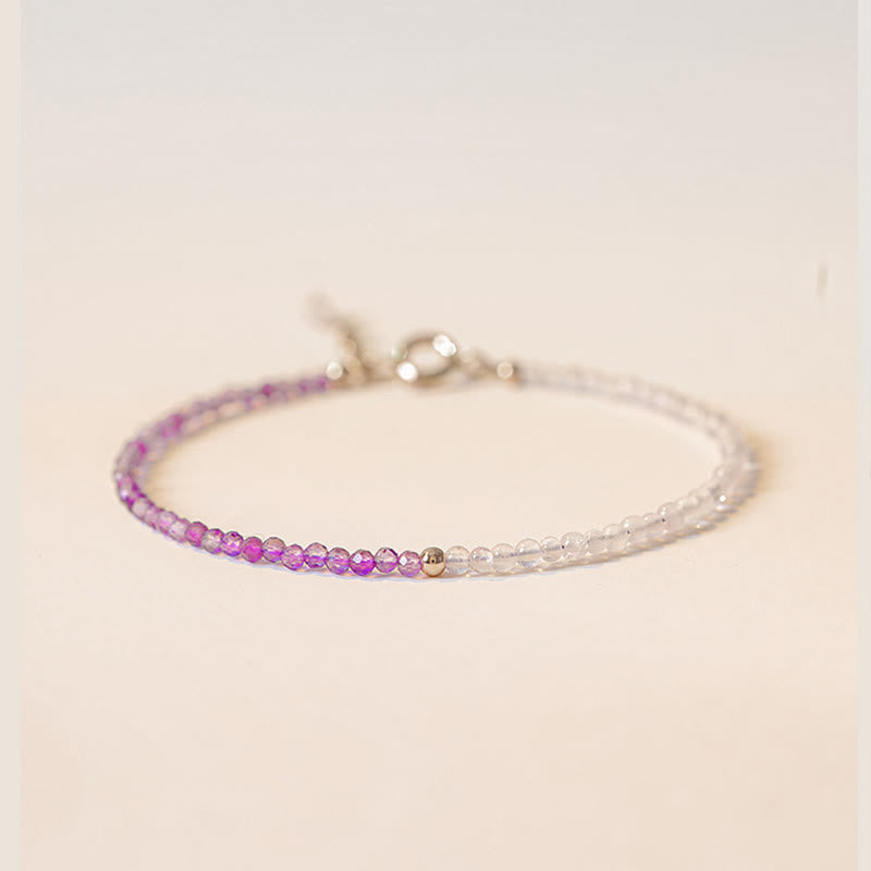 2.5mm Amethyst Inner Peace Healing Bracelet
