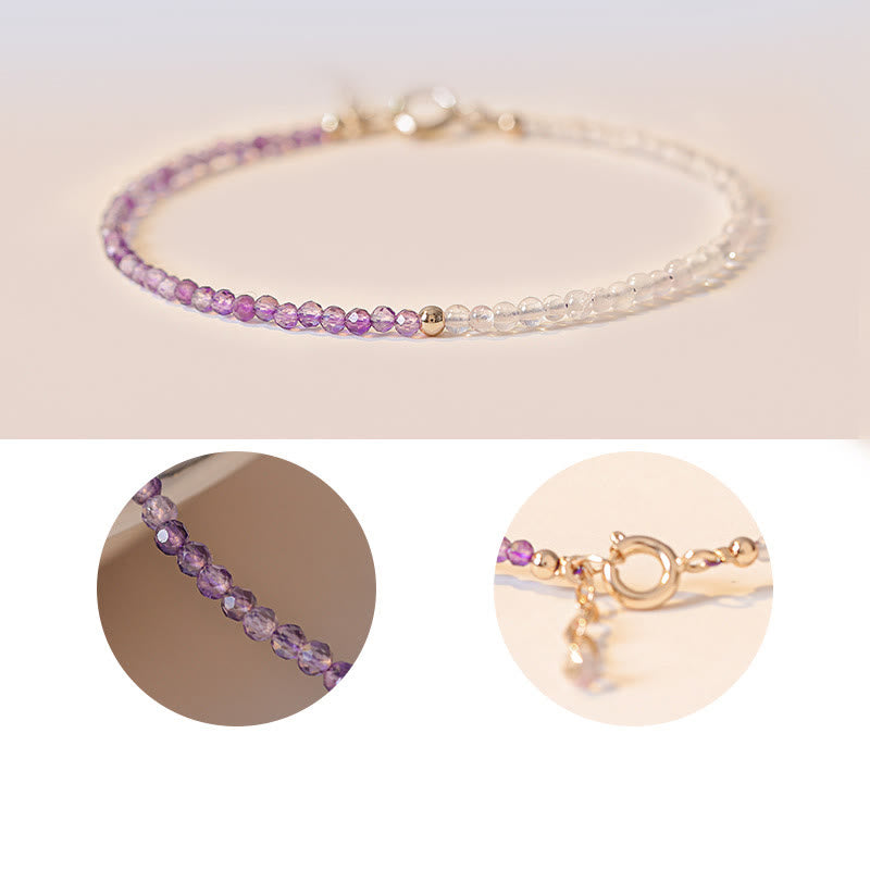 2.5mm Amethyst Inner Peace Healing Bracelet