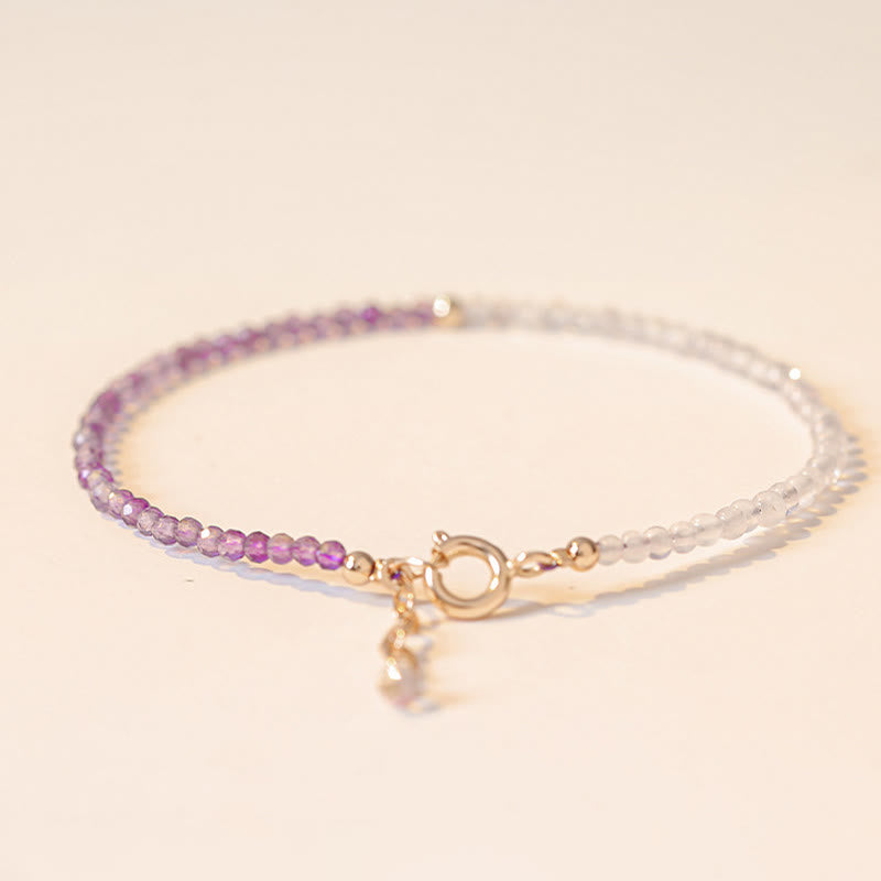 2.5mm Amethyst Inner Peace Healing Bracelet
