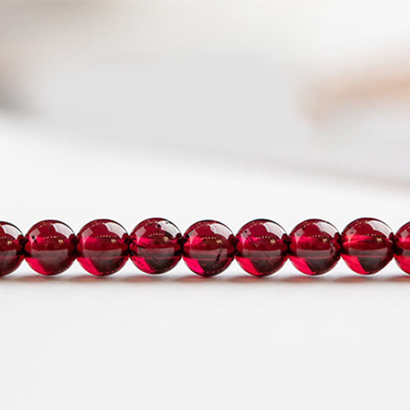 3mm Garnet Protection Bracelet for Courage