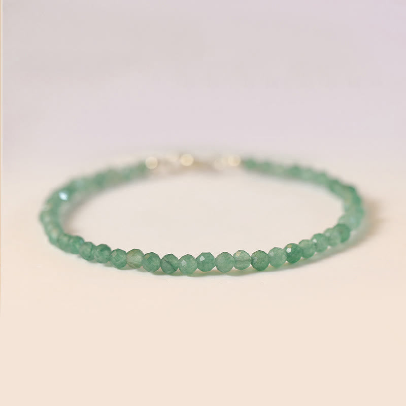 3mm Green Aventurine Ultra-Thin Beads Bracelet