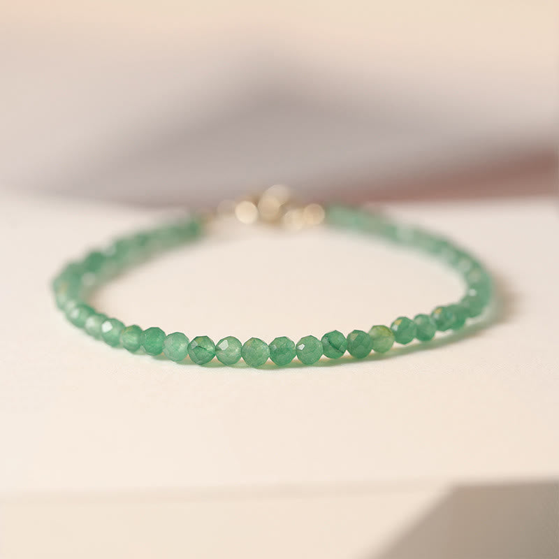 3mm Green Aventurine Ultra-Thin Beads Bracelet