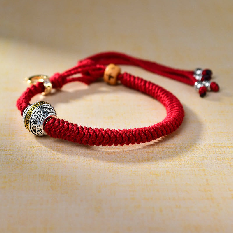 Red String Tibetan Luck Braided Bracelet 13-21cm