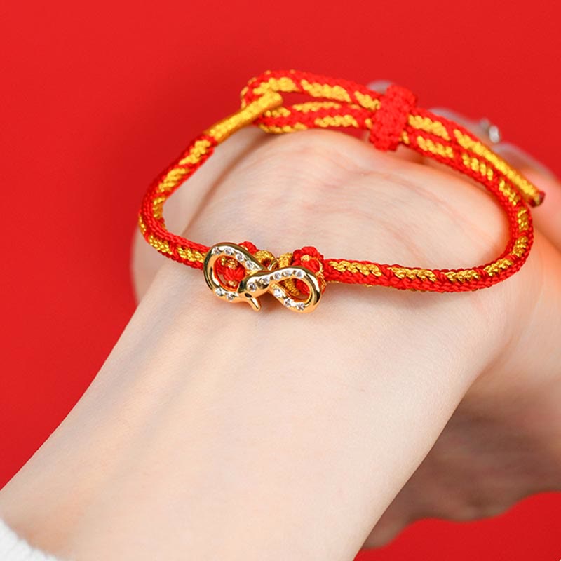 Year of the Snake Red String Luck Braided Bracelet