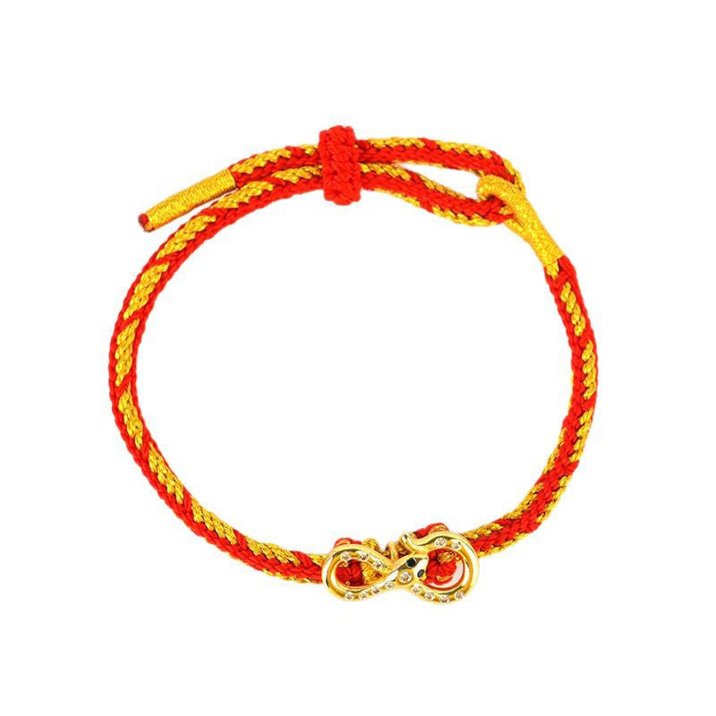 Year of the Snake Red String Luck Braided Bracelet