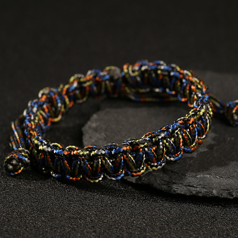 Handmade Colorful Rope Braided Buddha Bracelet