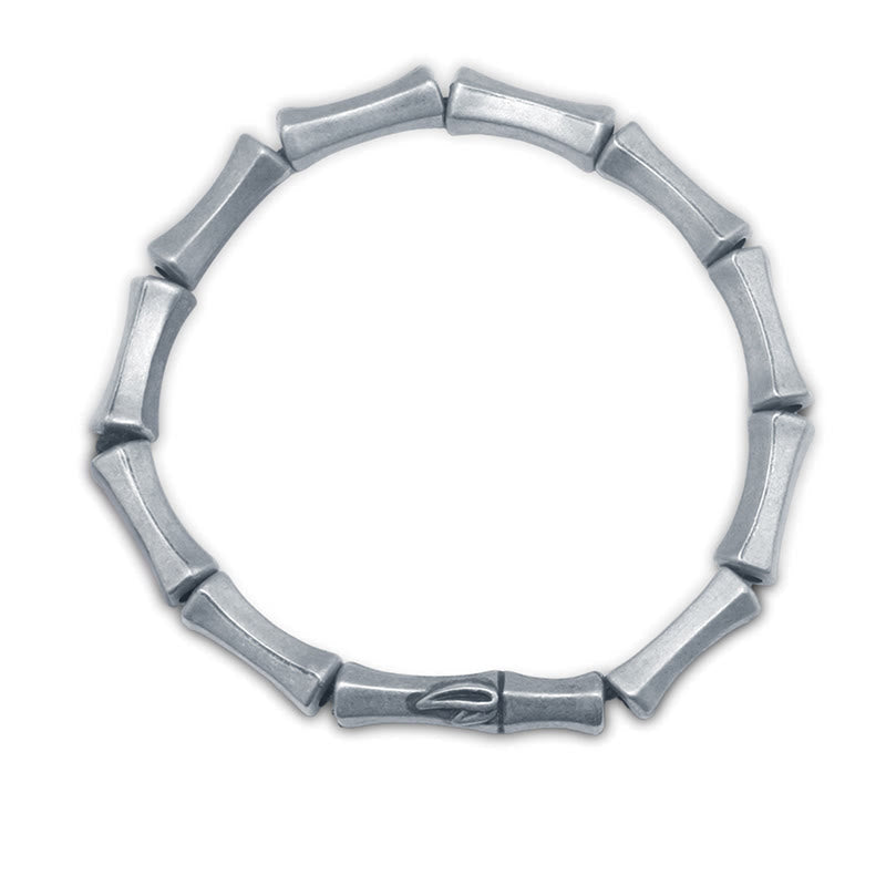 Bamboo Alloy Strength Bracelet Symbolizing Resilience