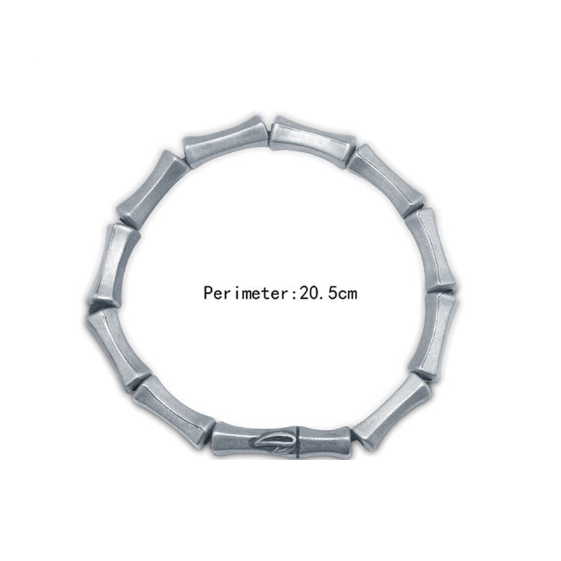 Bamboo Alloy Strength Bracelet Symbolizing Resilience